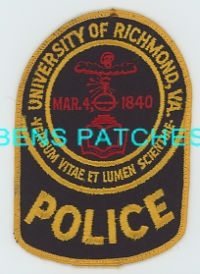 VIRGINIA,UNIVERSITY OF RICHMOND POLICE 1